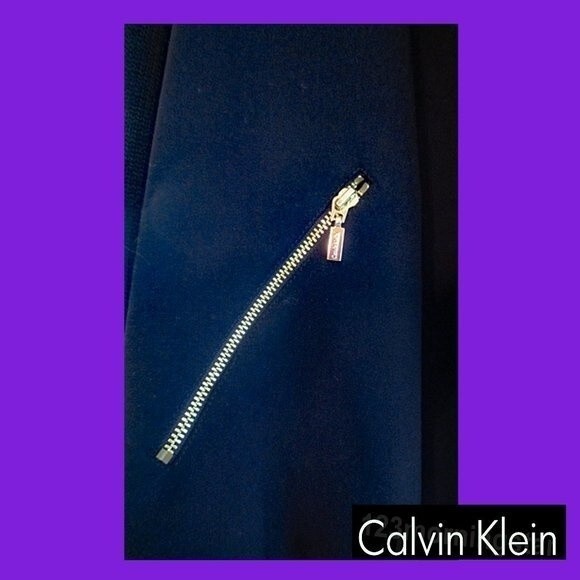 Calvin Klein NEW Quiet Luxury Wool Blend Open-front Sweater-coat Jacket XL - Picture 7 of 11